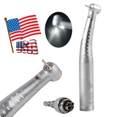 Dental Fiber Optic LED Standard Head Turbine Handpiece /6Hole Quick Coupler YB6