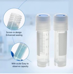 Cryogenic Storage Vials Clear Blue One Size 4.8mL