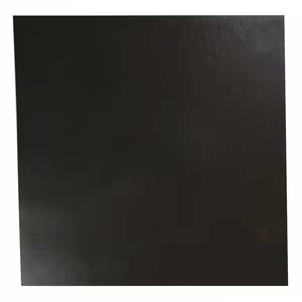 Manufacturer Varies 1/32″ Comm. Grade Buna-N Rubber Sheet, 12″x12″, Black, 50A