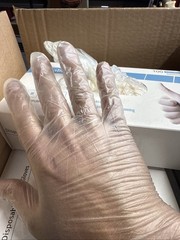 Clear/Translucent Exam/Medical Nitrile Gloves Disposable 4mil 1000PCS Free Ship