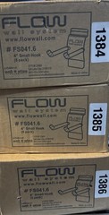 Flow Wall Slatwall Dbl Hook,Steel,LdCap:50lb,PK6 FSH-041-6 Flow Wall FSH-041-6