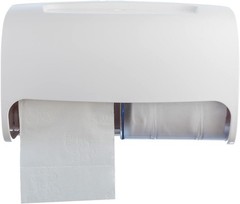 Commercial Toilet Paper Dispenser Wall Mount Double 2 Roll Locking Toilet Paper
