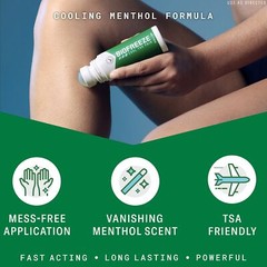 Biofreeze Roll-On Pain-Relieving Gel 3 FL OZ, Green (Pack Of 2) Topical Pain Rel