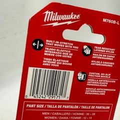 Milwaukee FREEFLEX 1.5 in. Nylon Webbing Belt (Large, Built-In Stretch)
