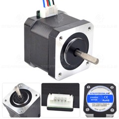 STEPPERONLINE Nema17 Stepper Motor 60/64oz.in 1.5A 4-wire for DIY CNC 3D Printer