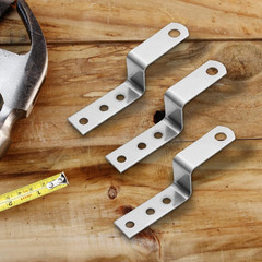 Metal Z Bracket 1 Inch / 25Mm, 15Pcs | Picture Frame Brace Bracket, Z Angle Brac