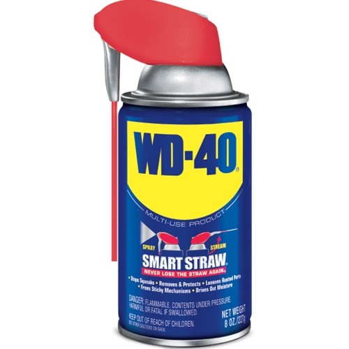 WD40 49002 8oz Multi-Purpose Lubricant Spray with Smart Straw