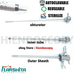 Laparoscopic Urology Working Element Bipolar/Monopolar Passive 26FR 4mm CE
