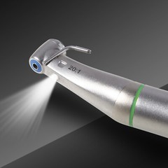 Dental Surgical LED Fiber Optic Implant Handpiece 20:1 Reduction Contra Angle DS