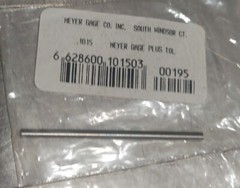 Lot Of 12 – MEYER .096″ – .102″ GAGE PLUS PIN. See Sizes In Description