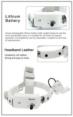 Dental Medical Wireless 5W LED Head Light ENT Specific Headlight Good Light Spot