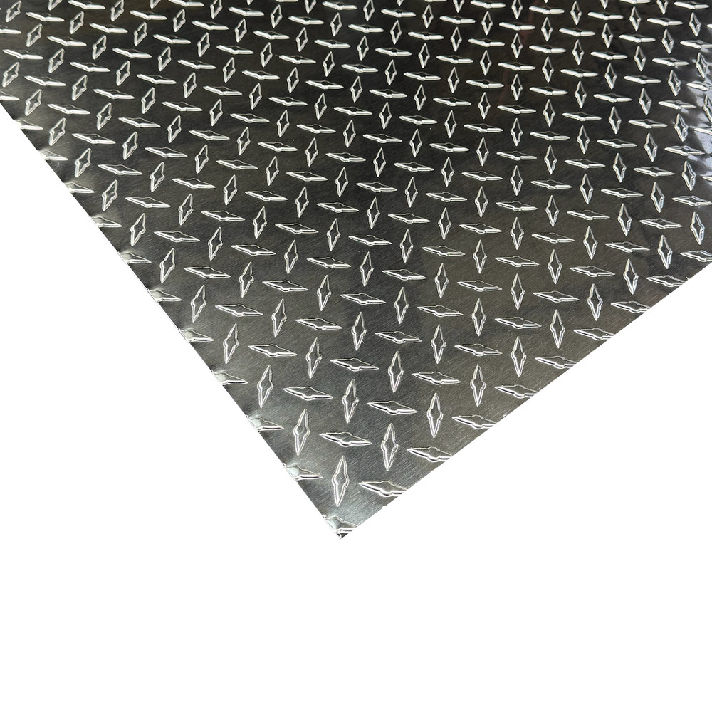 36″ x 120″ Aluminum Diamond Plate .025″ (1/40″) Thick Sheet Trailer, RV, Garages