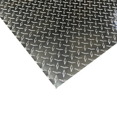 36″ x 120″ Aluminum Diamond Plate .025″ (1/40″) Thick Sheet Trailer, RV, Garages