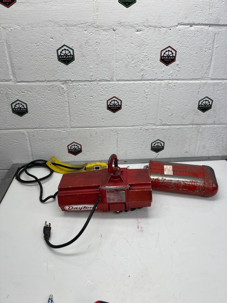 Dayton 4Z358 Electric Chain Hoist 300 Lbs 10′ Lift 115V 1Ph 60 Hz 1/6Hp 3A 16FPM