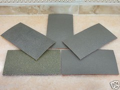 5 pieces set THK Diamond Hand Polishing Pads Strip Set hook loop backed tools