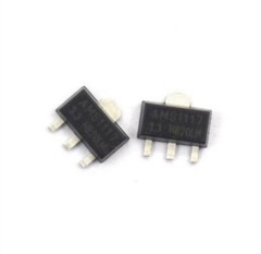 10pcs AMS1117-1.2V 1.8V 2.2V 2.5V 3.3V 5V ADJ 1A SOT-89 Voltage Regulator US