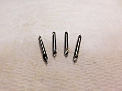SPI Combined Drill & Countersink #00 0.025" Dia 60º Angle HSS Lot of 4