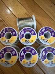 7 HARRIS STRELING 16OZ 3MM LEAD FREE SOLID SOLDERING WIRE 331755