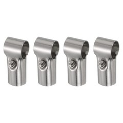 4pcs T Pipe Clamp Connector Chain Link Fence Clamp Fit OD 1 Inch 25mm