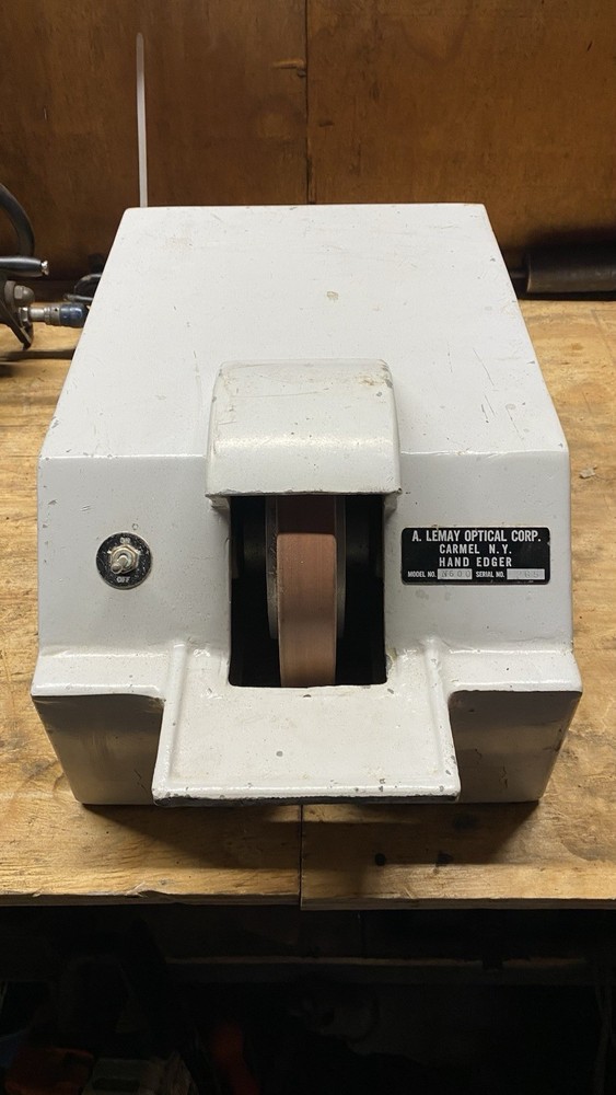 A. Lemay Optical Corp Hand Edger Optical Optician Optometry Carmel New York USA