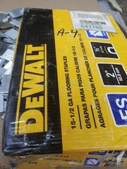 DeWalt DWCS1516 15.5 Gauge 2 IN Flooring Staples Partial Box Unsure Count