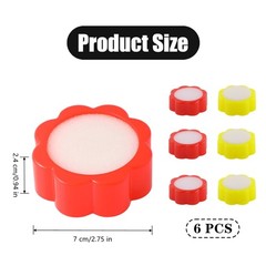 6 PCS Finger Moistener Sponge Fingertip Wet Sponge for Money Counting
