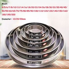 10/20/30cm 4-1000 Mesh 4.75-0.015mm Aperture Lab Standard Test Sieve Stainless