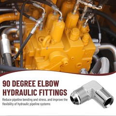 64x ORFS Hydraulic Cap and Plug Kit Hose Tube & Pipe Fitting Set Easy Install US