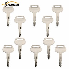 10pcs Keys 787 For Komatsu Heavy Equipment Key Excavator Dozer Loader Backhoe