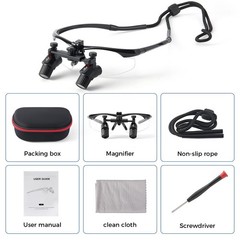 Ergo Dental Loupes Upright Posture Prism Optics Protect Spine 4.0X Magnific