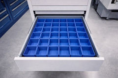 32pc 3×6″ Drawer Organizer Bins Modular Storage Hardware Craft Toolbox System