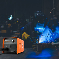 140 MIG Welder AC Flux Core WIre Gasless Automatic Feed Welding Machine w/Mask