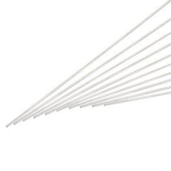 10Pcs 1.5mm x 300mm Stainless Steel Round Rod Metal Solid Shaft Rods Lathe Bar