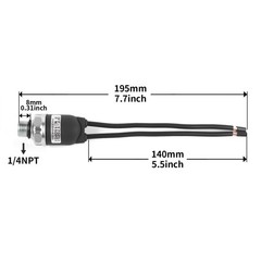150-175 PSI Air Pressure Switch 1/4 NPT Controller for Air Compressor Tank Su…