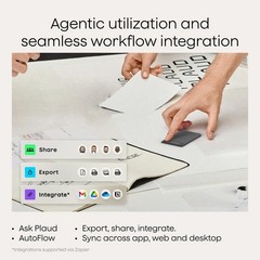 Plaud Note Pro AI Voice Recorder, Transcribe & Summarize with AI, App Black