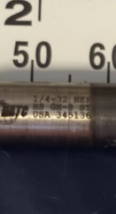 NATC 1/4-32 NEF HS HSS GH8-8 SPPT SPIRAL POINT TAP 1/4” -32 USA ONE TAP