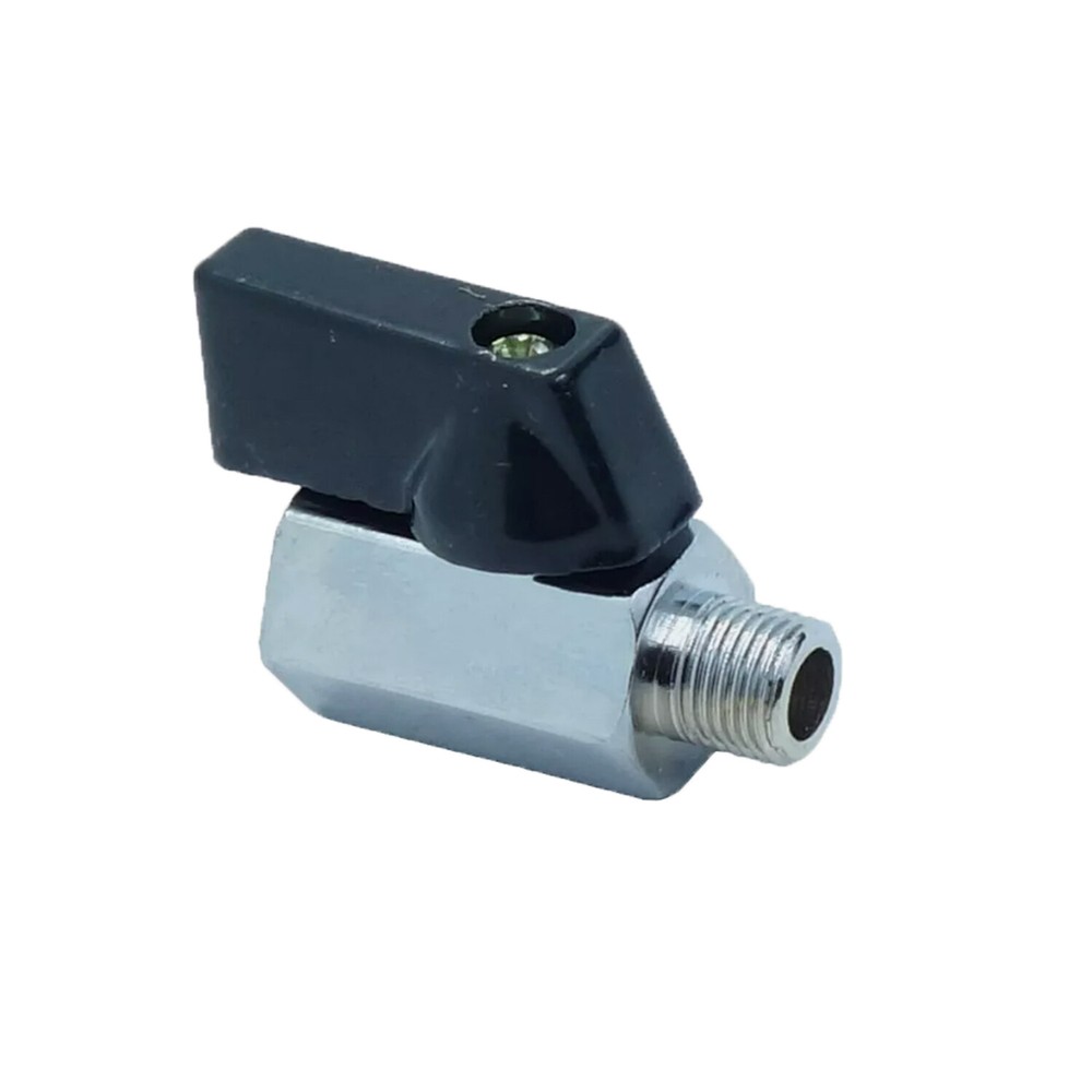 Mini Ball Valve 1/8″ Male X Female NPT Chrome Plated Brass Body 450 psi M X F