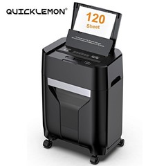 120-Sheet Paper Shredder Cross Cut 5.28Ga Commerical For Office Home Credit Card