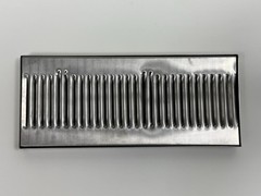 Krome Dispense Stainless Steel Countertop Drip Tray 14×6 in Removable Grate