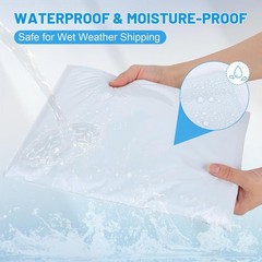 Poly Mailers 10×13 Inch 50 Pcs, Large Shipping Bags for Clothing, Waterproof …