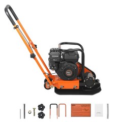 Uimoso 6.5HP Vibrating Plate Compactor for Asphalt, 5600VPM, 2360lbs