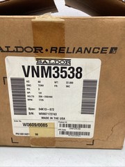 Baldor Reliance Industrial Motor VNM3538 1/2HP 208-230/460V Fr. 56C NIB