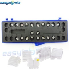 20Braces Orthodontic Clear Ceramic Bracket Dental Roth/MBT .022 Slot 3/345 Hooks