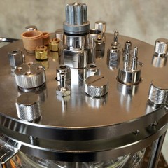 4L Sartorius-Type Jacketed Double Wall Glass Bioreactor Fermenter Vessel
