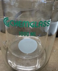 Jacketed Reaction Beaker, Conical Bottom, 1000 mL, ChemGlass, CG-1103-05