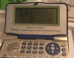 Ectaco Partner Portuguese Talking Dictionary w/CD Epg400TX TESTED FREE SHIPPING