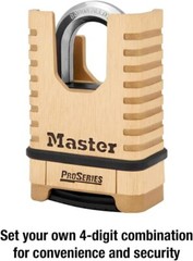 Master Lock Proseries Padlock 2 1/4In Resettable Combination 1Pk PRO GRADE