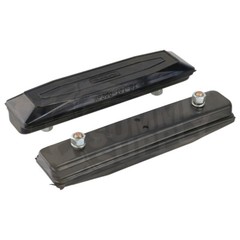 On Rubber Pad 12” fits Komatsu fits Bobcat fits Kubota fits Caterpillar
