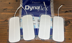 Dynaflex Polyadhesive Electrodes – Size 1.5 x 3.5 Rectangle – Comes with 8 Pads