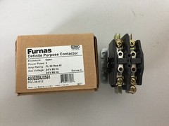 FURNAS 45EG20AJX591 CONTACTOR 2 POLE 30 AMP 24VOLT COIL STARTER CONTACTOR